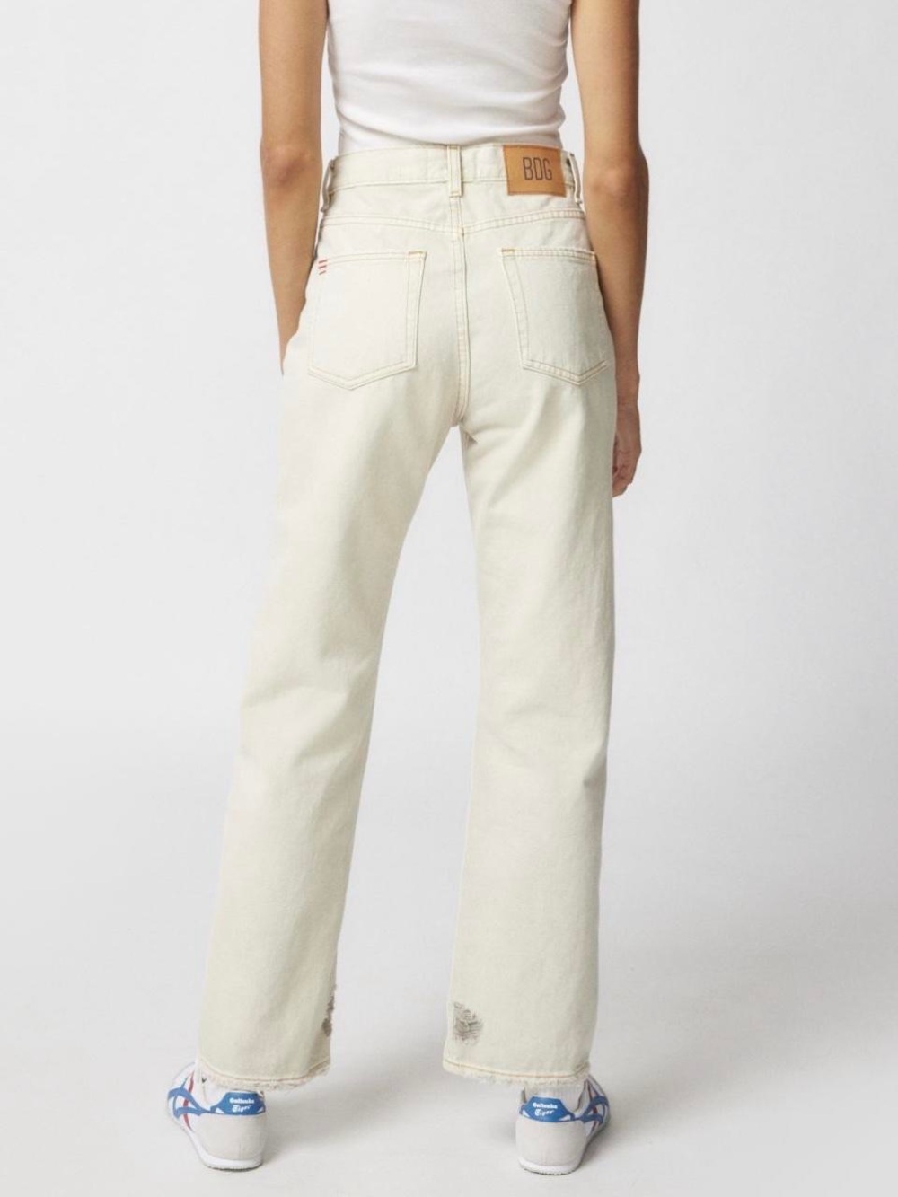 BDG Cowboy Jeans High Waist Off White